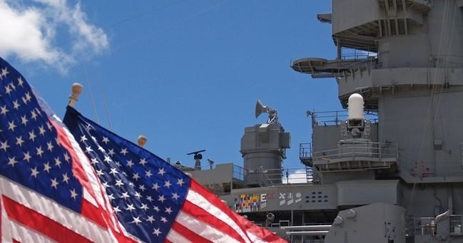 Oahu: Stars & Stripes Arizona-Battleship Missouri Tour Image 1 a large ship in the background