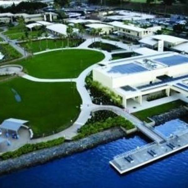 a small boat in a body of water